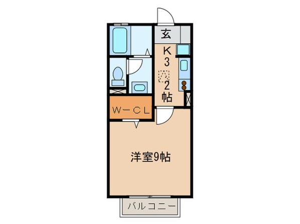 ヴォラ－レⅠの物件間取画像